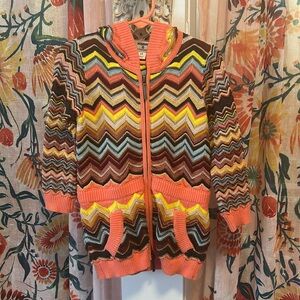 🎁🎁Holiday Flash Sale🎁🎁 GUC Missoni For Target Toddler Zip Cadigan Size 2T